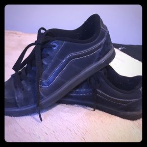 Classic black Vans size 8